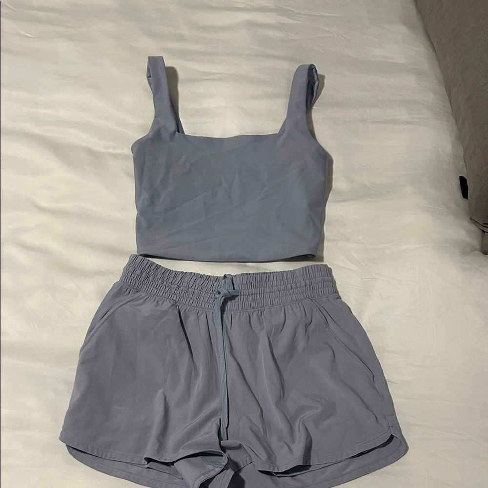 Abercrombie & Fitch Blue Athletic Shorts